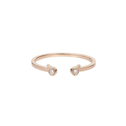ELEMENTS ROSE CAT'S EYE RING - RUIFIER