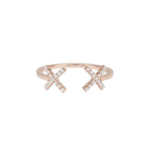 ELEMENTS Rose Cross Ring - RUIFIER