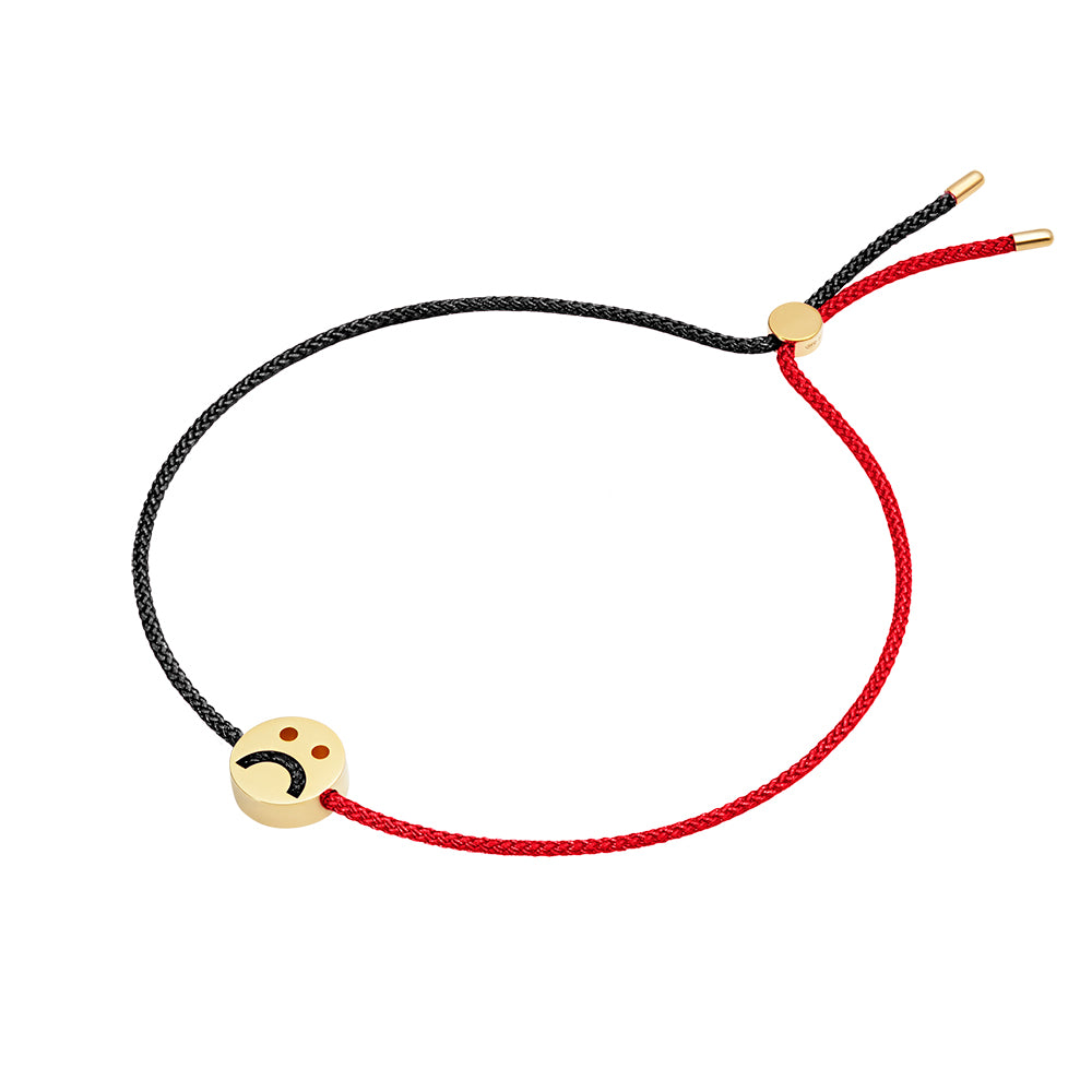 1HOME1 Friends Turn Me Over Bracelet Red & Black - RUIFIER
