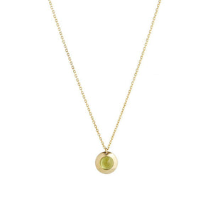 1HOME1 Gems of Cosmo Olivine Necklace - RUIFIER