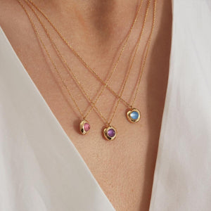 Gems of Cosmo Amethyst Necklace - RUIFIER