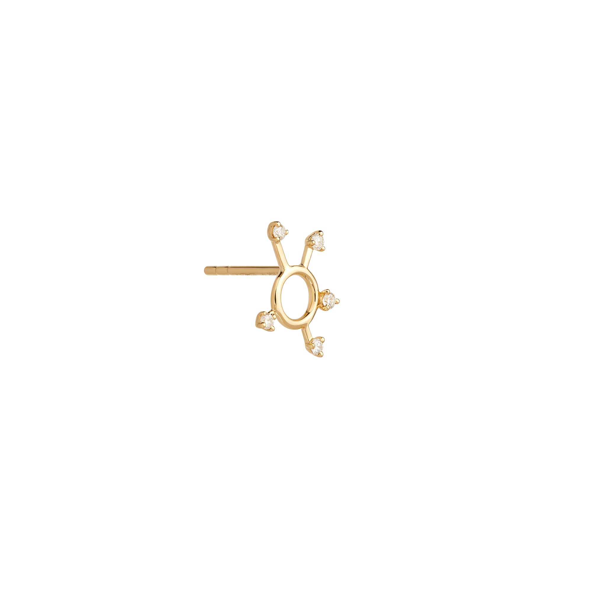 1HOME1 Scintilla Sigma Orb Stud Earring - RUIFIER