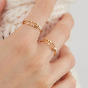 Astra New Moon Ring