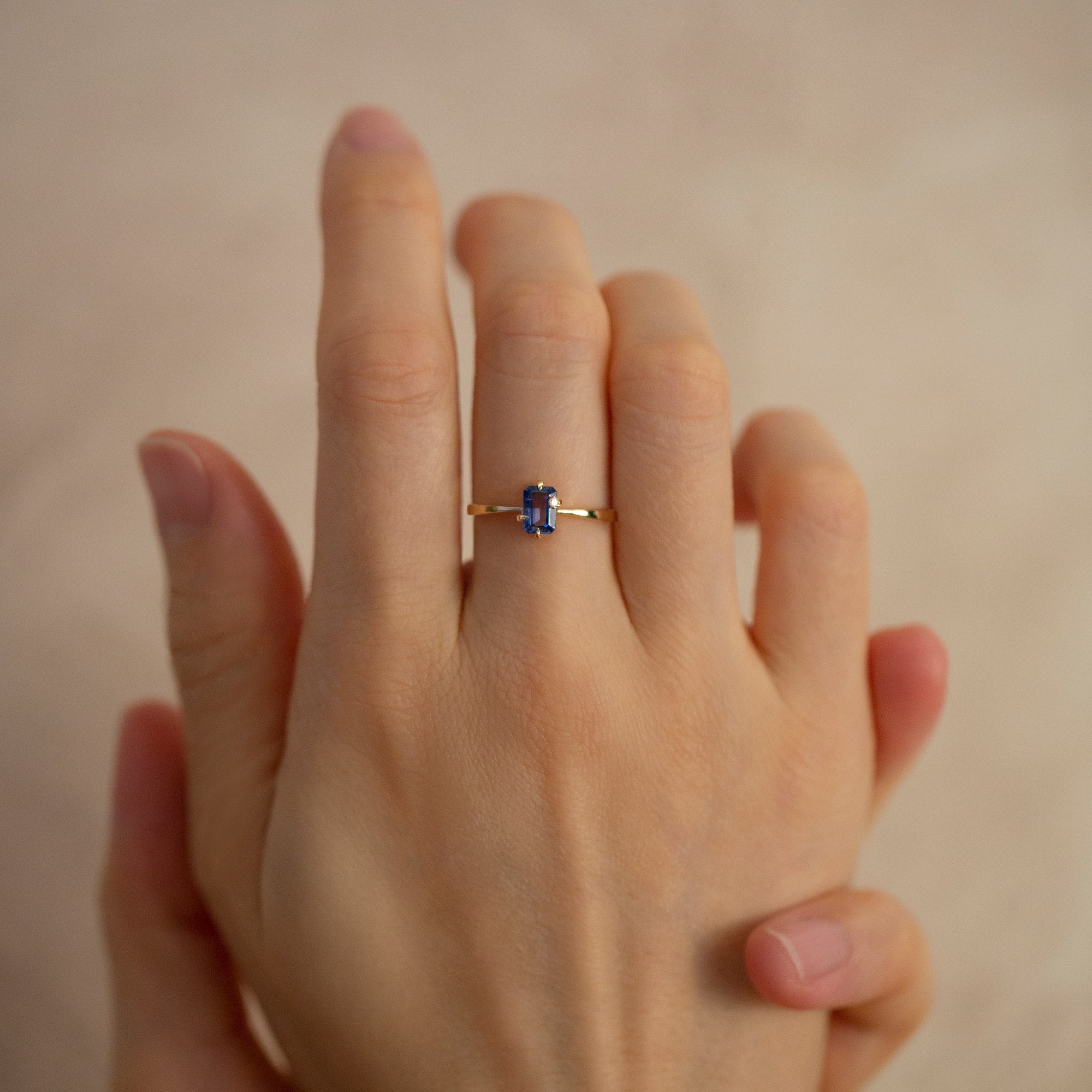 Chroma Azure Sapphire Ring