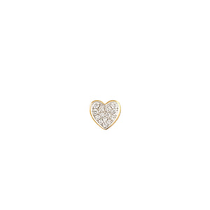 1HOME1 Modern Words Fine Heart Stud - RUIFIER