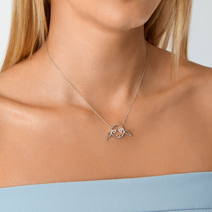 MOYEN Cupid Pendant White Gold