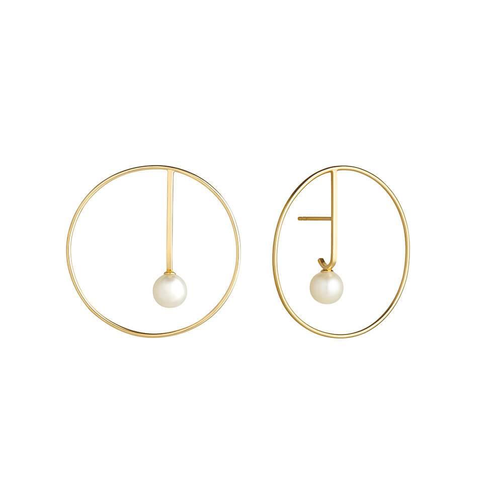 1HOME1 Astra New Moon Earrings - RUIFIER