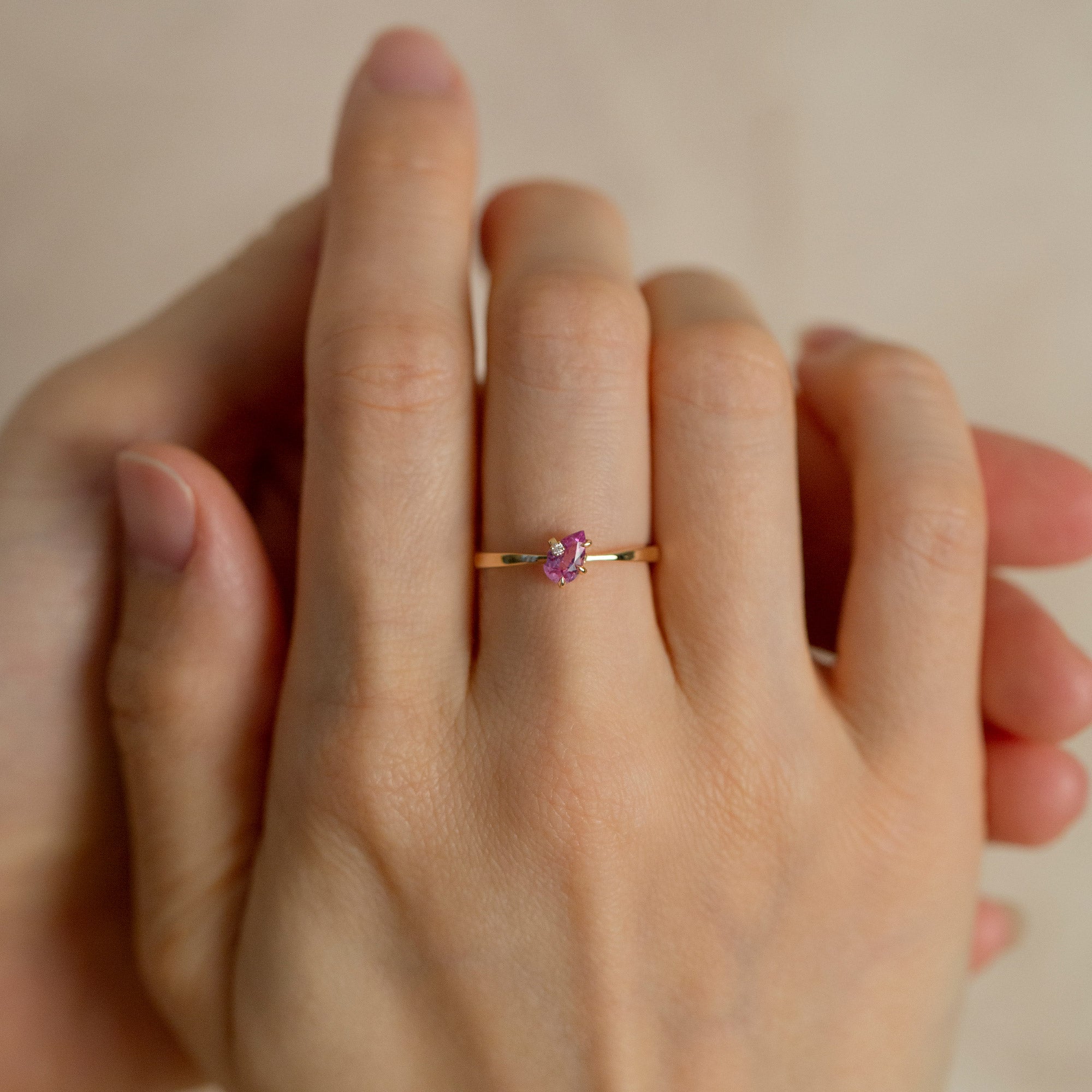 Chroma Petal Sapphire Ring