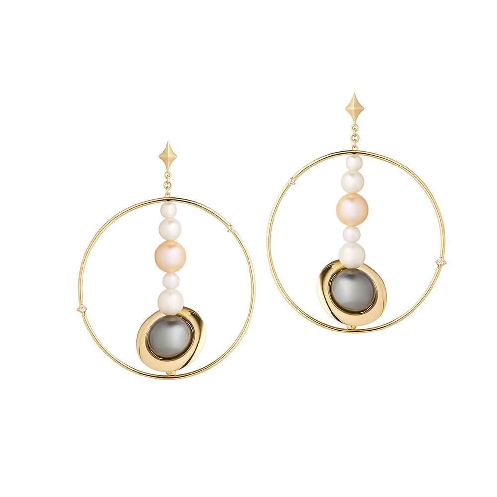 Cosmo Solar System Earrings - RUIFIER