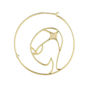 Cosmo Space Friend Hoop Earrings - RUIFIER