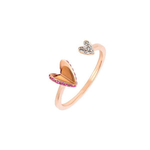 ELEMENTS Flutter Heart Ring - RUIFIER