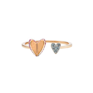 ELEMENTS Flutter Heart Ring - RUIFIER