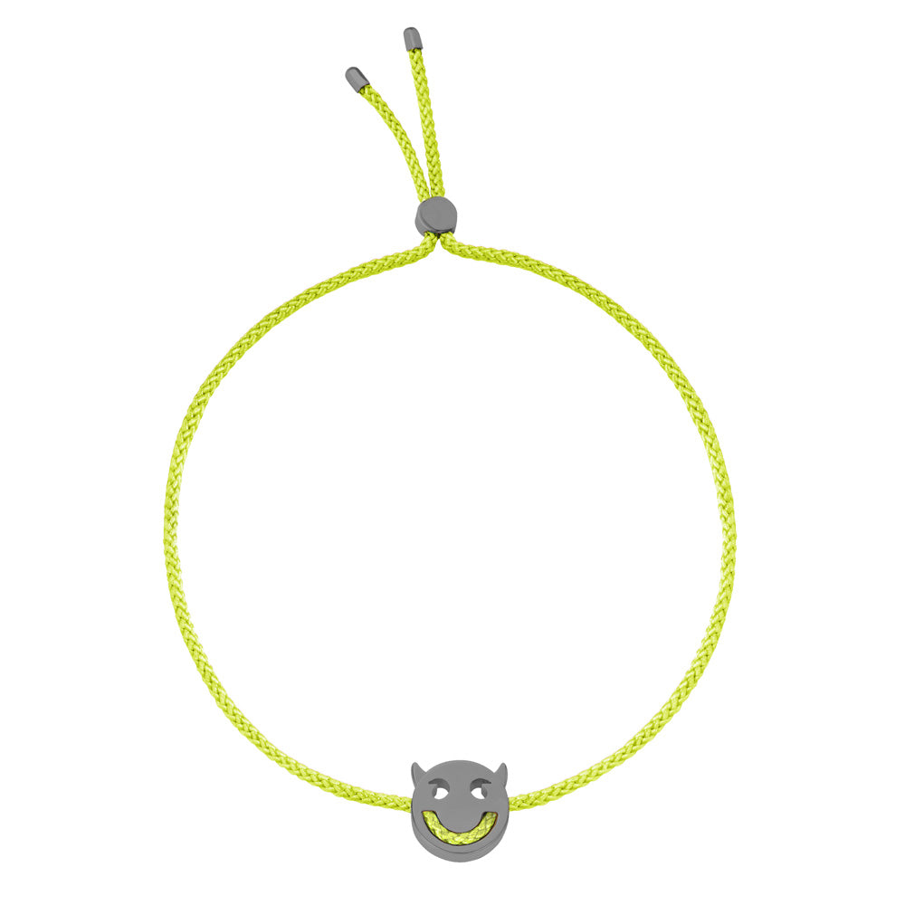 RUIFIER FRIENDS Wicked Bracelet Lime Green Black Rhodium