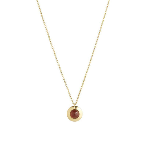 1HOME1 Gems of Cosmo Garnet Necklace - RUIFIER