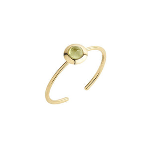1HOME1 Gems of Cosmo Olivine Ring - RUIFIER