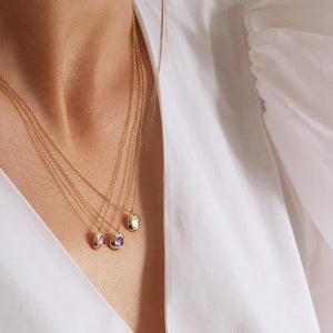 Gems of Cosmo Moonstone Necklace - RUIFIER