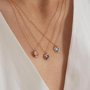 Gems of Cosmo Rubellite Necklace - RUIFIER