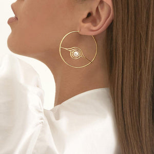 Cosmo Blazar Hoop Earrings - RUIFIER