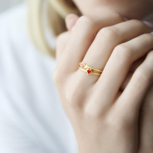 Orbit Infinity Heart Ring - RUIFIER