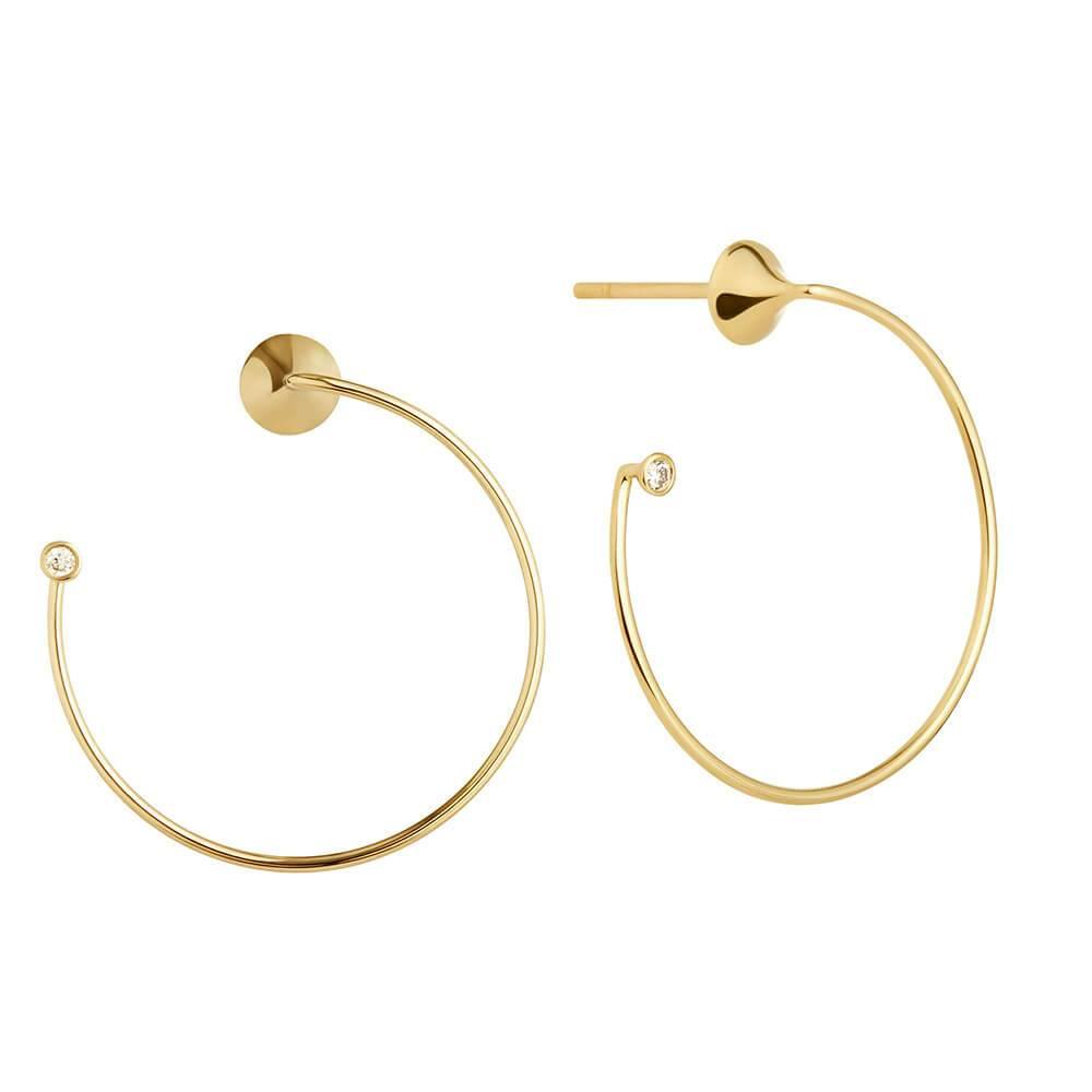 1HOME1 Orbit Fine Eclipse Earrings - RUIFIER