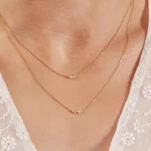 Scintilla Trio Ray Necklace - RUIFIER