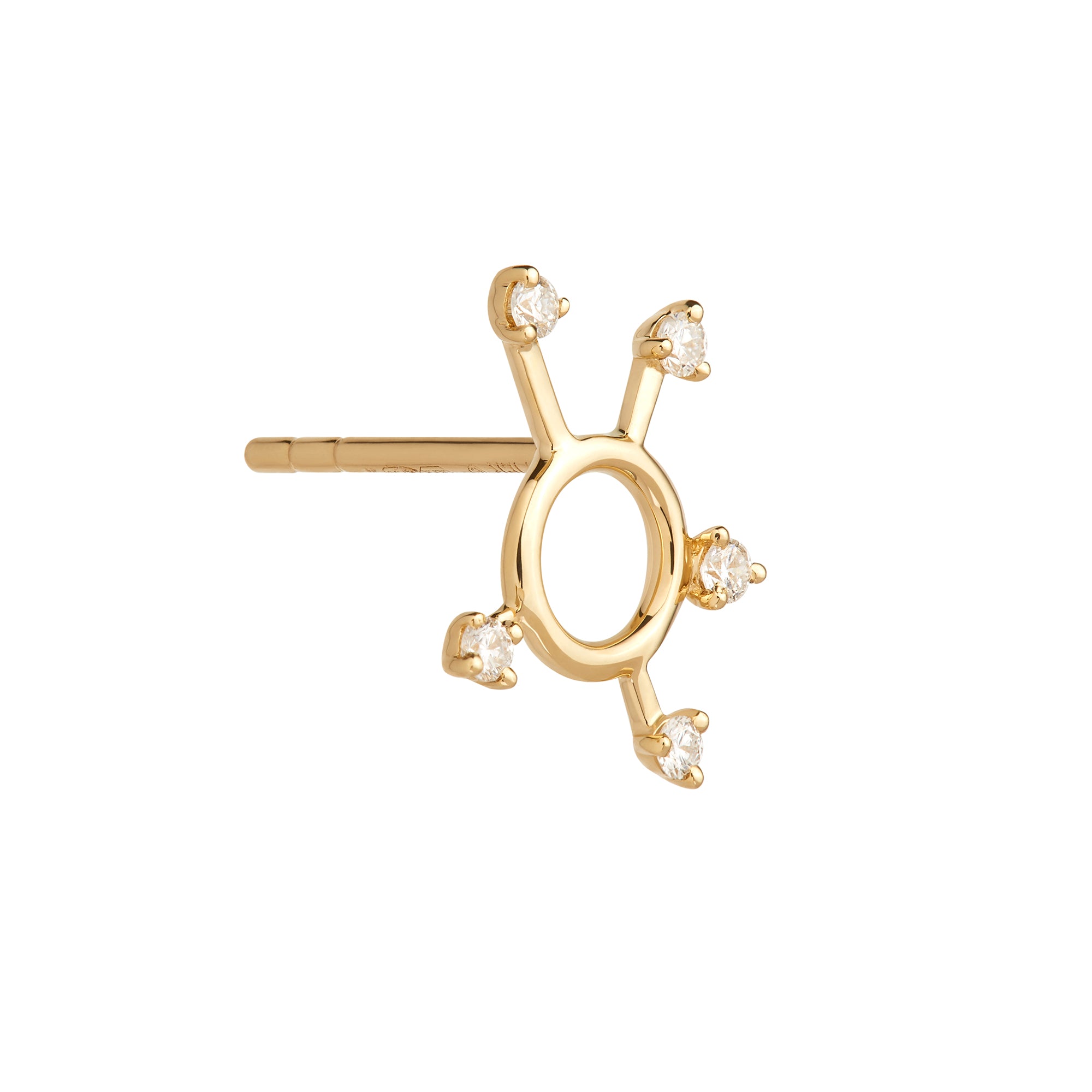 Scintilla Sigma Orb Stud Earring - RUIFIER